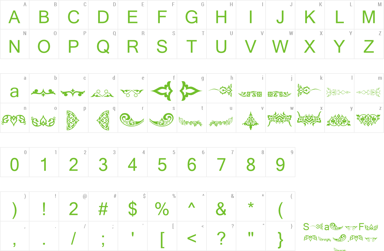 Font Vintage Decorative Signs 6 preview